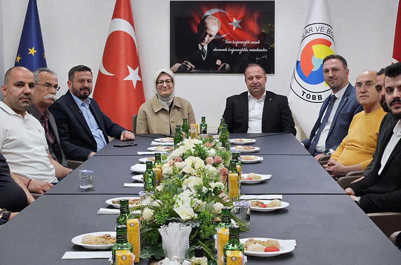 BALIKESİR MİLLETVEKİLİ BELGİN UYGUR' UN ODAMIZI ZİYARETİ